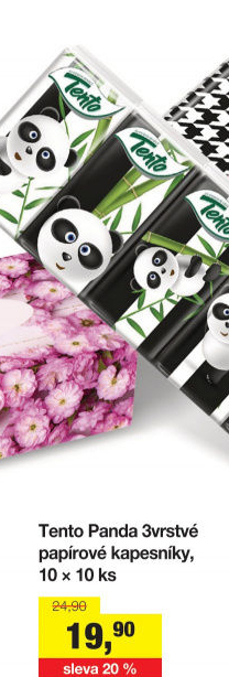 Kapesníčky papírové Kids Tento