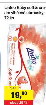 Vlhčené ubrousky dětské Linteo Baby