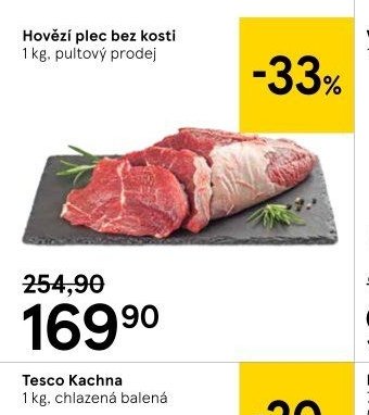 Hovězí plec bez kosti