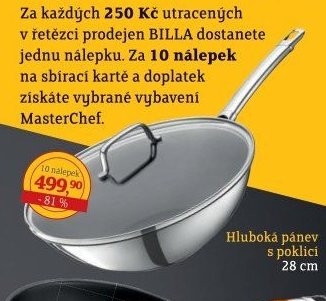 Hluboká pánev s poklicí 28 cm