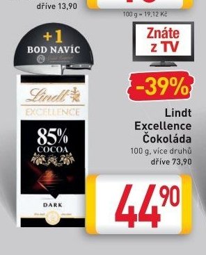 Lindt Excellence Čokoláda