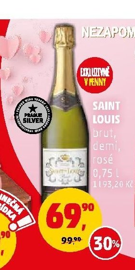 Saint Louis brut, demi, rosé