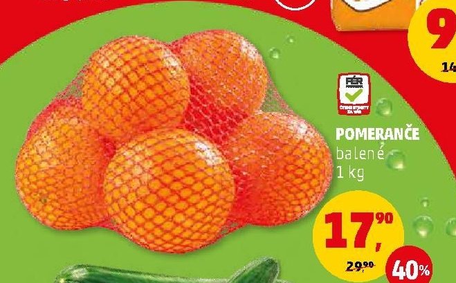 Pomeranče balené