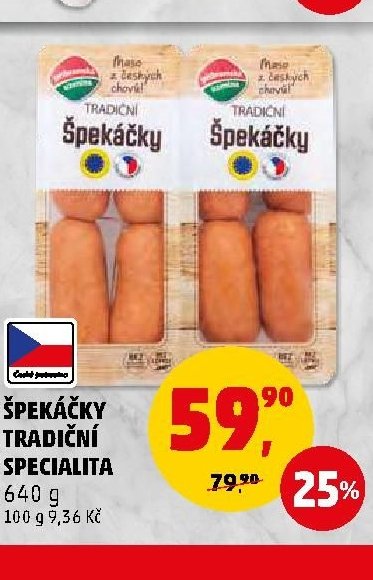 ŠPEKÁČKY TRADIČNÍ SPECIALITA