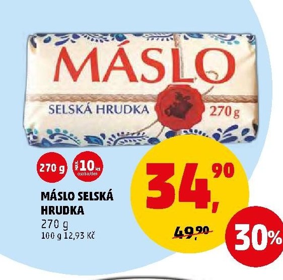 MÁSLO SELSKÁ HRUDKA