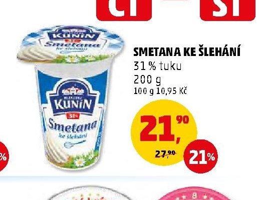 SMETANA KE ŠLEHÁNÍ