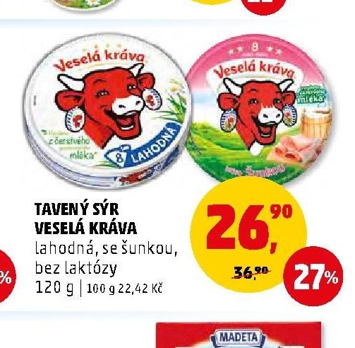 TAVENÝ SÝR VESELÁ KRÁVA