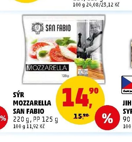 SÝR MOZZARELLA SAN FABIO