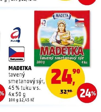MADETKA tavený smetanový sýr