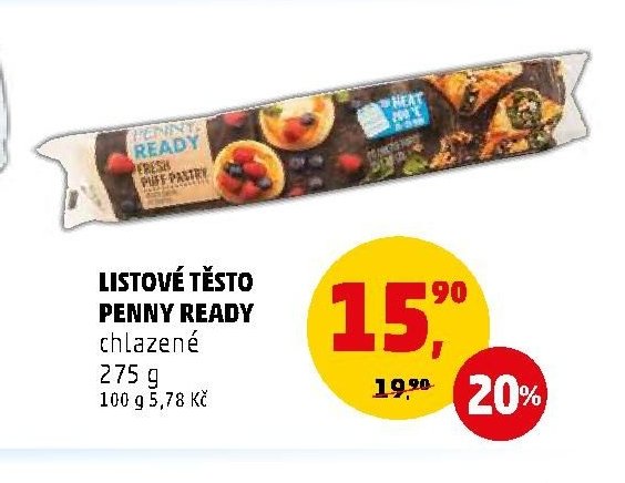 Listové těsto Penny Ready