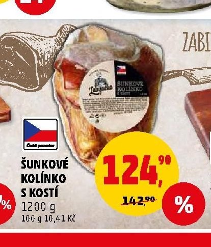 Šunkové kolínko s kostí