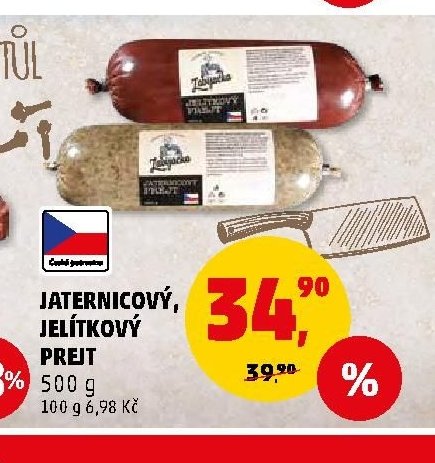 Jaternicový, jelítkový prejt