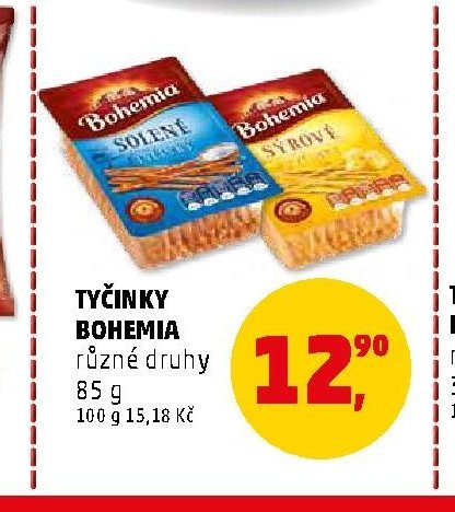 TYČINKY BOHEMIA
