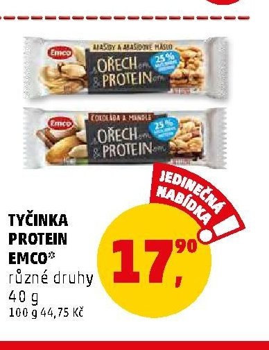 TYČINKA PROTEIN EMCO