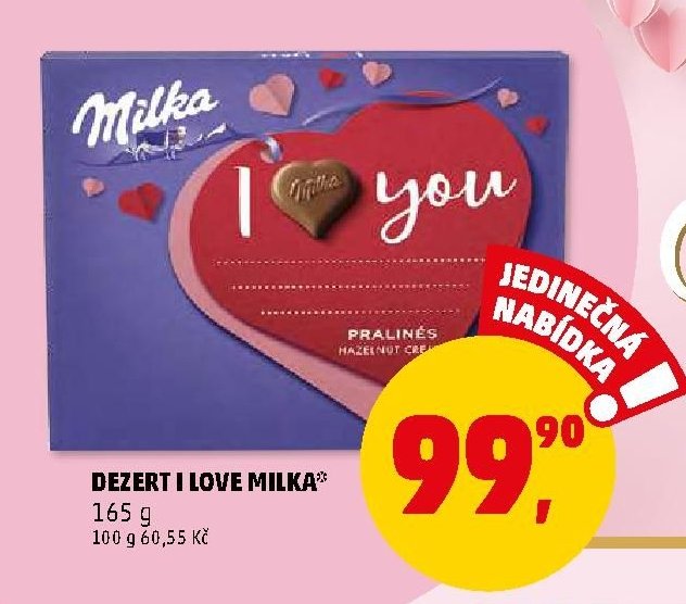 DEZERT I LOVE MILKA 165 g