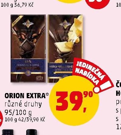 ORION EXTRA různé druhy 95/100 g