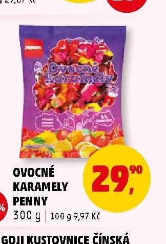 OVOCNÉ KARAMELY PENNY