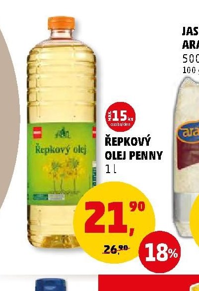 ŘEPKOVÝ OLEJ PENNY