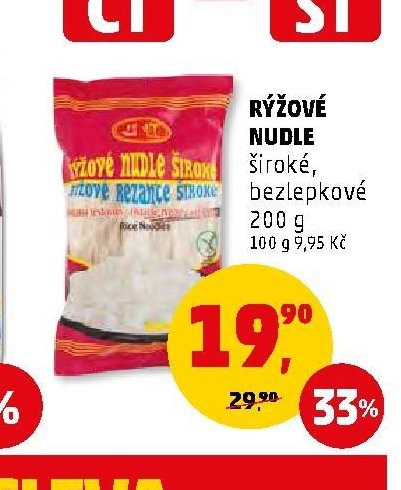 RÝŽOVÉ NUDLE