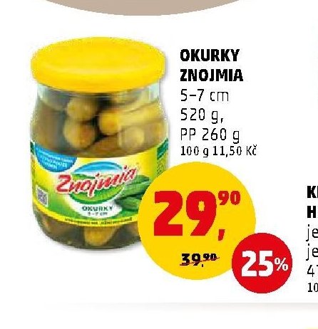 OKURKY ZNOJMIA