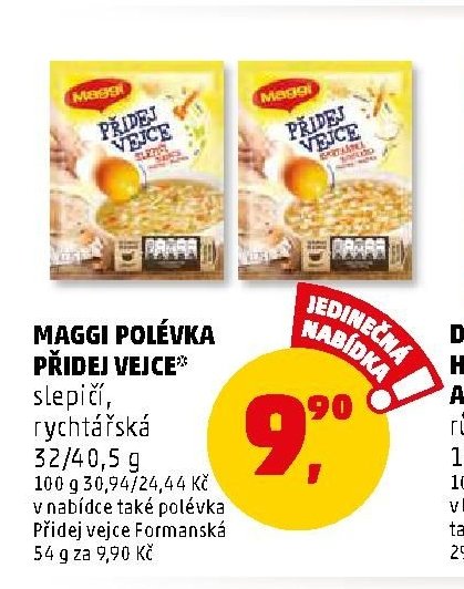 MAGGI POLÉVKA PŘIDEJ VEJCE