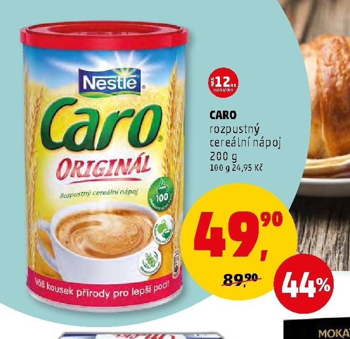 CARO rozpustný cereální nápoj 200 g