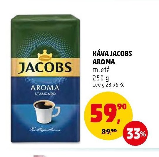 KÁVA JACOBS AROMA mletá 250 g