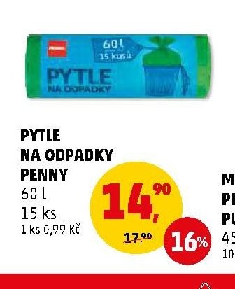 PYTLE NA ODPADKY PENNY