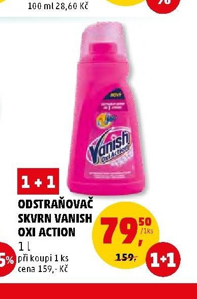 ODSTRAŇOVAČ SKVRN VANISH OXI ACTION
