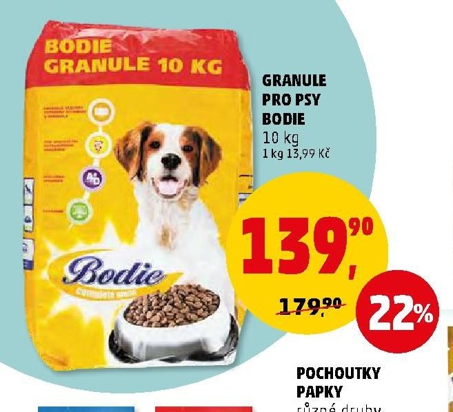 Granule pro psy Bodie