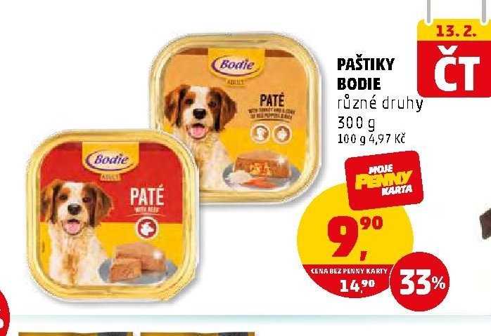 Paštiky Bodie