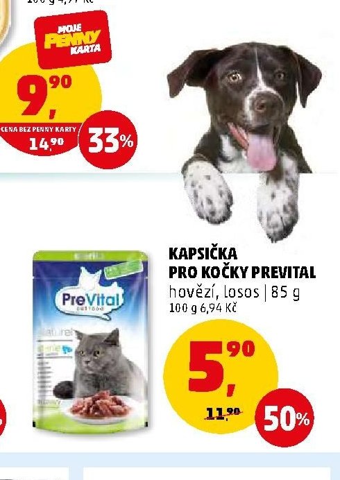 Kapsička pro kočky Prevital