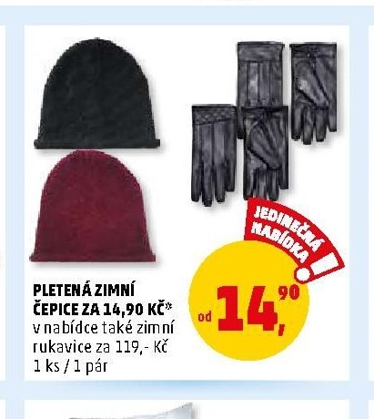 Pletená zimní čepice