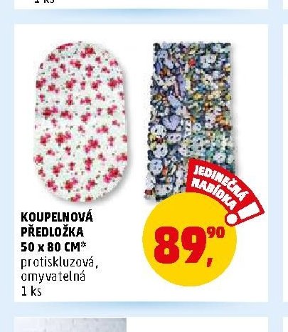 KOUPELNOVÁ PŘEDLOŽKA 50 x 80 cm