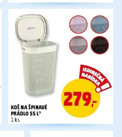 KOŠ NA ŠPINAVÉ PRÁDLO 55 L