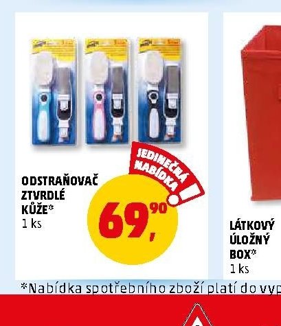 ODSTRAŇOVAČ ZTVRDLÉ KŮŽE