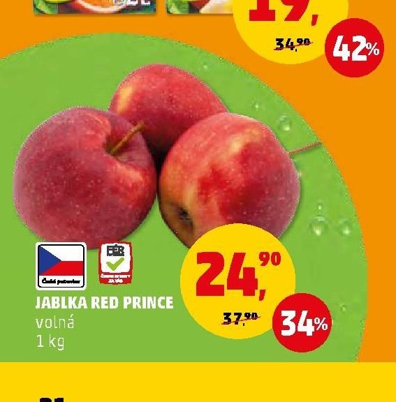 Jablka Red Prince