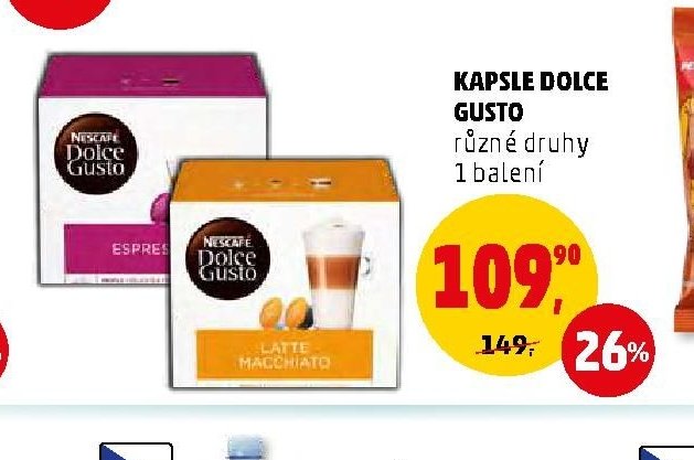 KAPSLE DOLCE GUSTO