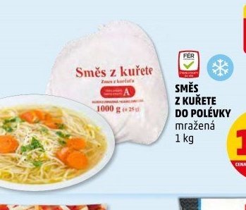 Směs z kuřete do polévky mražená