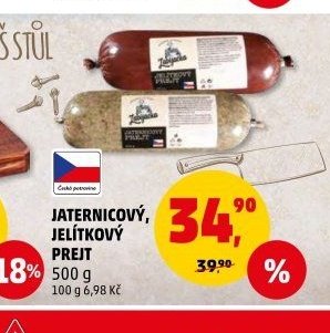 Jaternicový, jelítkový prejt