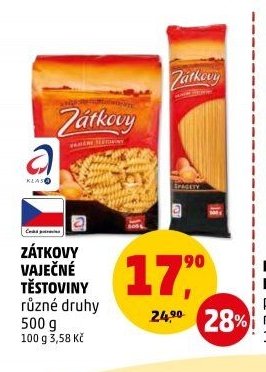 ZÁTKOVY VAJEČNÉ TĚSTOVINY
