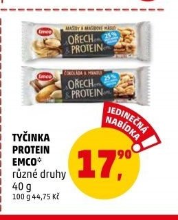 TYČINKA PROTEIN EMCO