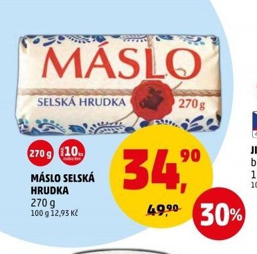 MÁSLO SELSKÁ HRUDKA 270 g