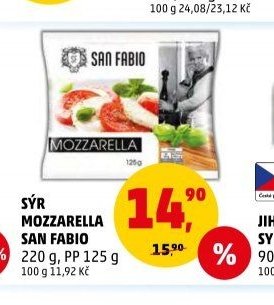 SÝR MOZZARELLA SAN FABIO 220 g
