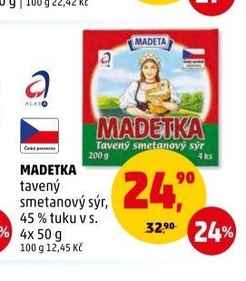 MADETKA tavený smetanový sýr 200 g