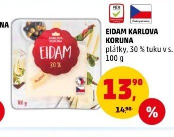 EIDAM KARLOVA KORUNA plátky 100 g