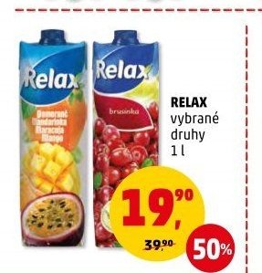 Relax vybrané druhy