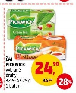 Čaj Pickwick vybrané druhy