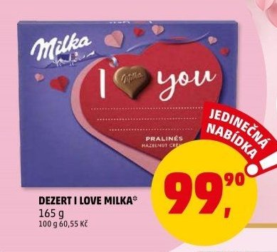 DEZERT I LOVE MILKA