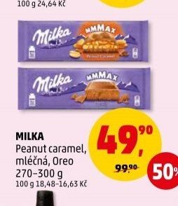 MILKA Peanut caramel, mléčná, Oreo
